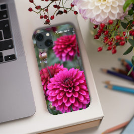 Funda Para iPhone 13 Fotografía floral de Dahlia Rosa