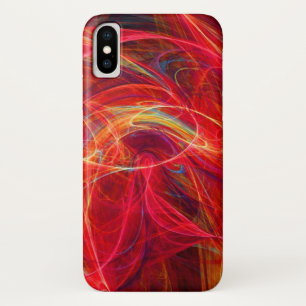 Funda Para iPhone X FOTOGRAFÍA LOCO rosa rojo