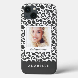 Funda Para iPhone 13 Fotografía vintage de impresión moderna de leopard