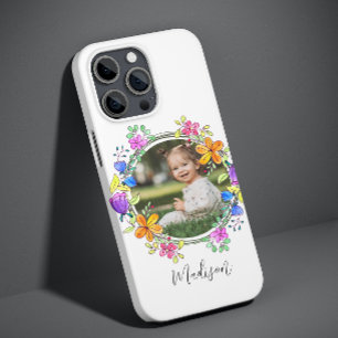 Funda Para iPhone 14 Plus De Case-Mate Fotos Coloridas Floral Simple Moderno Personalizad
