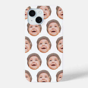 Funda Para iPhone 15 Fotos de la cara del bebé personalizadas y bonitas