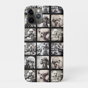 Funda Para iPhone 11 Pro Fotos divertidas de collage de 9 fotos