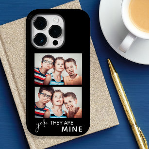 Funda Para iPhone 14 Pro De Case-Mate Fotos familiares con un divertido dicho negro