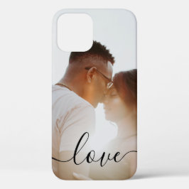 Funda Para iPhone 15 Fotos personalizadas y amor por texto