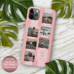 Funda Para iPhone 11 Pro Max Fotos Sencillas De personalizado En Rosa Rubor Roj<br><div class="desc">Diseño contemporáneo de collage de fotos en 6. Con espacio para personalizar y personalizar con nombre, monograma o iniciales, y seis fotografías de su elección. Un regalo muy bonito para el Día de la Madre o El día de San Valentín. Hermosa, moderna y fresca cubierta para el experto en tendencias...</div>
