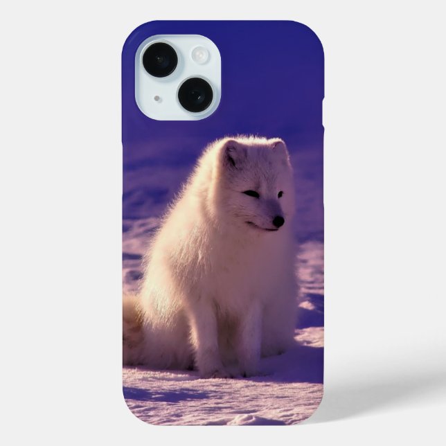 Funda De Case-Mate Para iPhone Fox ártica (Reverso )