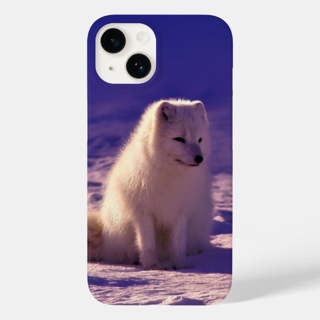 Funda De Case-Mate Para iPhone Fox ártica (Reverso )