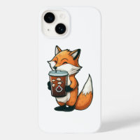 Fox con una taza