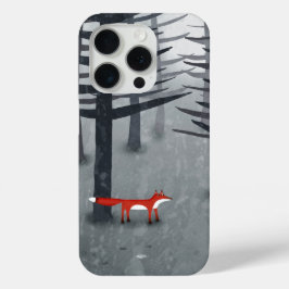 Funda Para iPhone 15 Pro Fox en el bosque