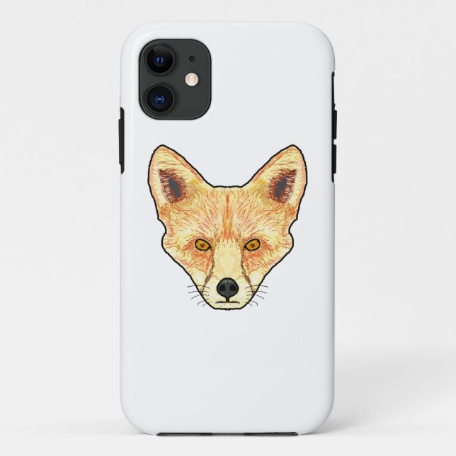 Funda De Case-Mate Para iPhone Fox Face (Reverso)