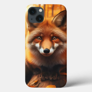 Funda Para iPhone 13 Fox otoñal en el encanto estético y del bosque pur