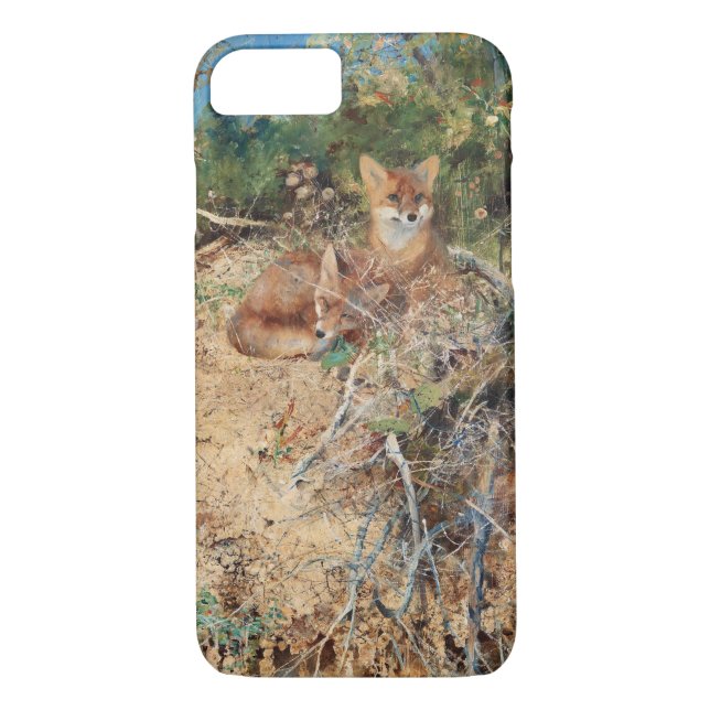 Funda De Case-Mate Para iPhone Foxes, Bruno Liljefors (Reverso)