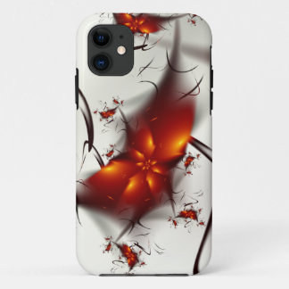 Funda Para iPhone 11 Fractal abstracto de las flores y de las cenizas