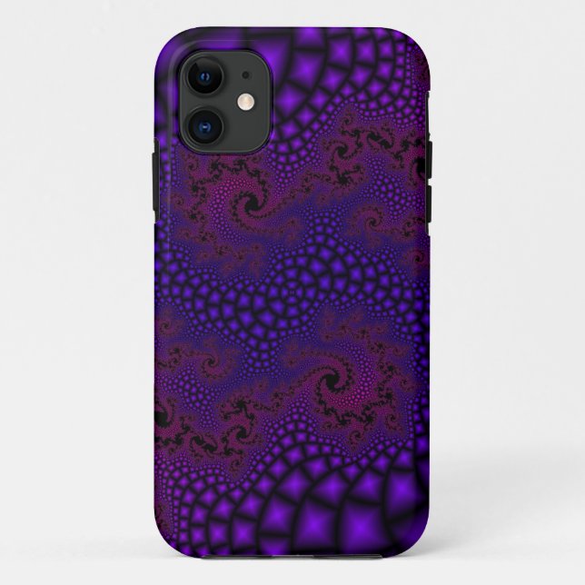 Funda De Case-Mate Para iPhone fractal de fractura (Reverso)