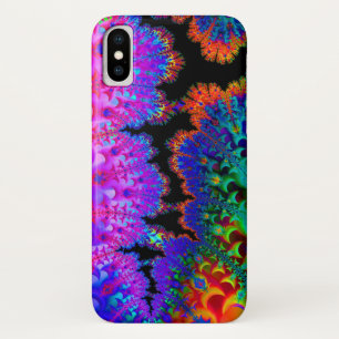 Funda Para iPhone X Fractal del teñido anudado