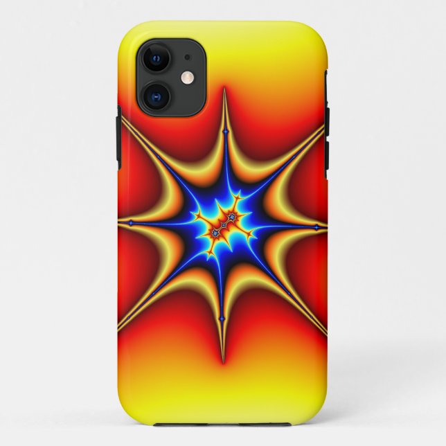 Funda De Case-Mate Para iPhone Fractal Emblem - Arte fractal (Reverso)