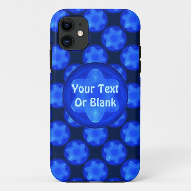 Funda De Case-Mate Para iPhone Fractal Estrella de Bluestar (Reverso)