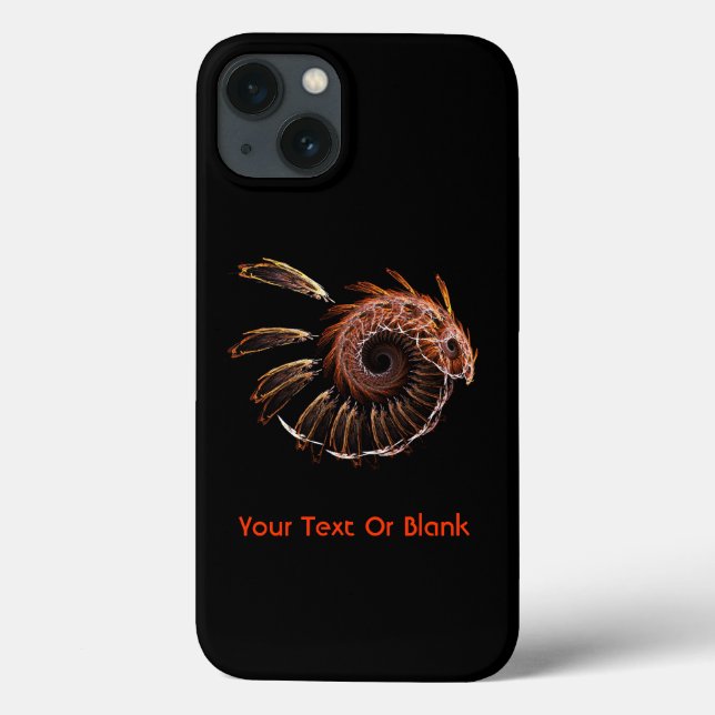 Funda De Case-Mate Para iPhone Fractal Firebird (Reverso)