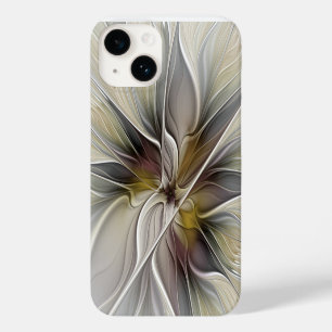 Funda Para iPhone 14 De Case-Mate Fractal floral, flor de fantasía con colores de la