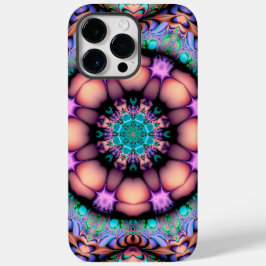 Funda Para iPhone 14 Pro Max De Case-Mate Fractal Mandala Arte Psicodélico Floral