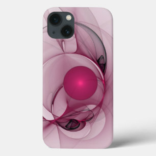 Funda Para iPhone 13 Fractal oscilante, arte abstracto moderno de color