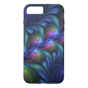 title_seo2 Fractal verde rosa azul luminoso colorido abstract