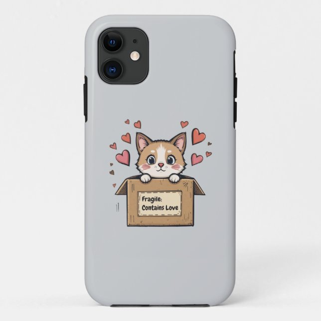 Funda De Case-Mate Para iPhone Fragile: Contains Love (Reverso)