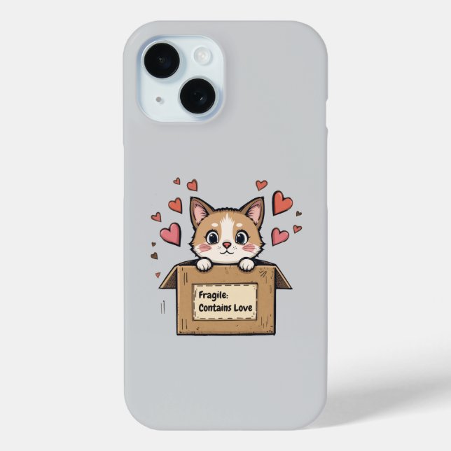 Funda De Case-Mate Para iPhone Fragile: Contains Love (Reverso )