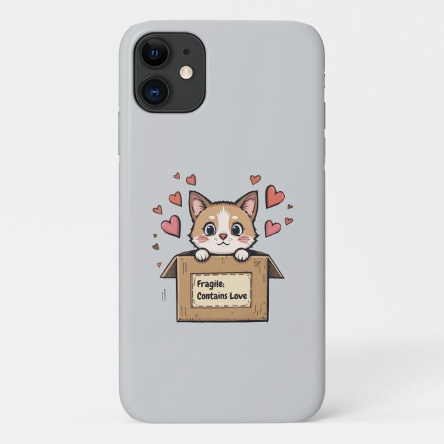 Funda De Case-Mate Para iPhone Fragile: Contains Love (Reverso)