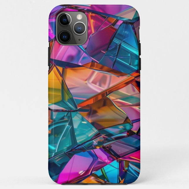 Funda De Case-Mate Para iPhone Fragmentos prismáticos (Reverso)