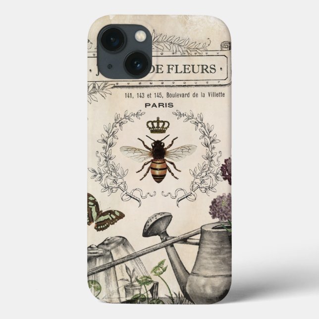 FUNDA DE Case-Mate PARA iPhone FRANCÉS BEE GARDEN (Reverso)
