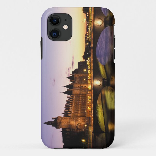 Funda De Case-Mate Para iPhone Francia, París, el Sena y la Conciergía en (Reverso)