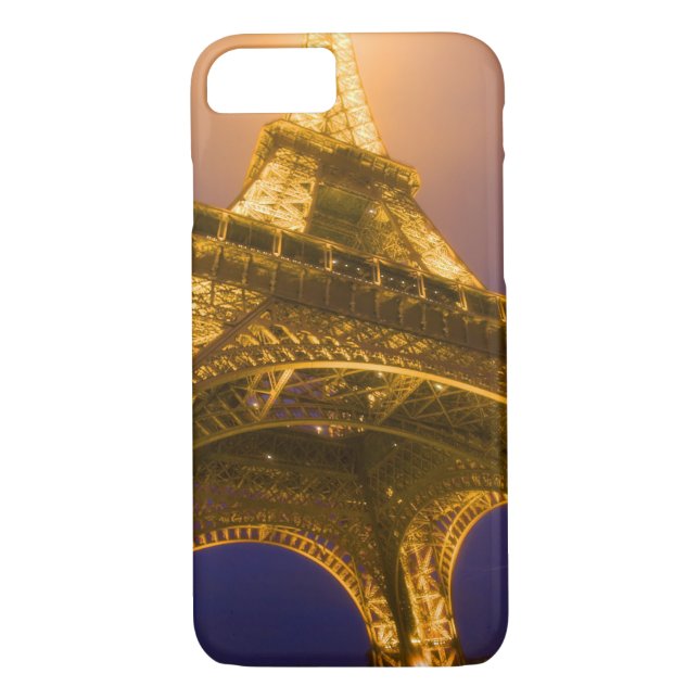 Funda De Case-Mate Para iPhone Francia, París. Mirando desde la base de Eiffel (Reverso)
