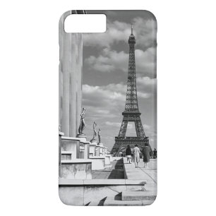 Funda Para iPhone 8 Plus/7 Plus Francia vintage París torre Eiffel palacio Chaillo
