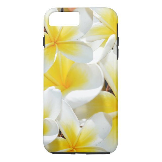 Funda De Case-Mate Para iPhone Frangipani amarillo Bouquet (Reverso)