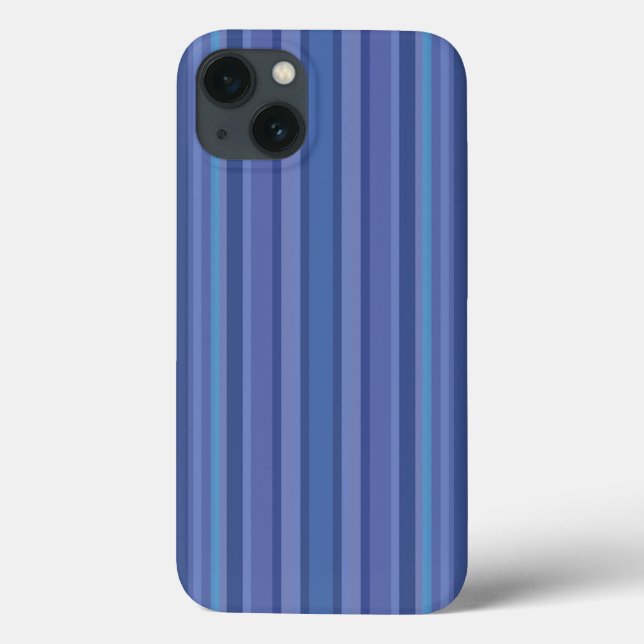 Funda De Case-Mate Para iPhone Frania Azul Púrpura Moderna (Reverso)