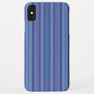 Funda Para iPhone XS Max Franja moderna azul púrpura