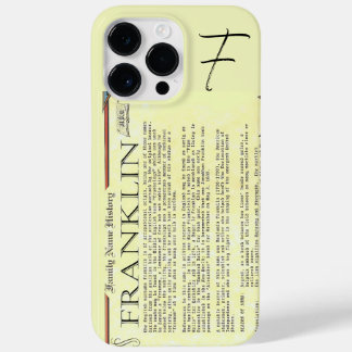 Funda Para iPhone 14 Pro Max De Case-Mate Franklin Historial Nombre Caso Iphone