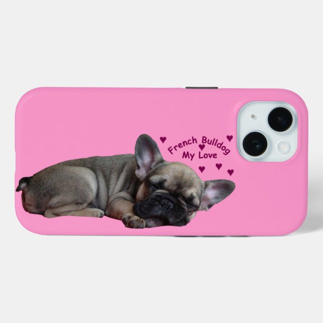 Funda De Case-Mate Para iPhone Französische Bulldogge (Reverso (Horizontal))