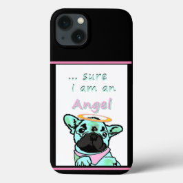 Funda Para iPhone 13 Französische Bulldogge Engel