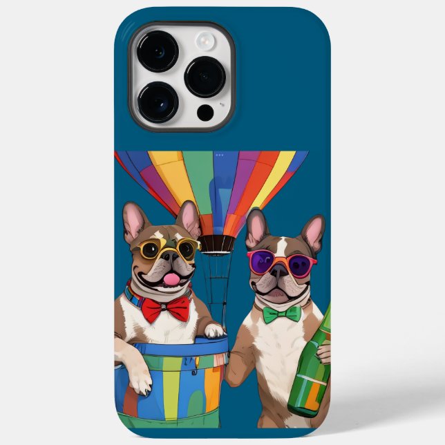 Funda De Case-Mate Para iPhone Französische Bulldoggen Neujahr French Bulldog (Reverso )