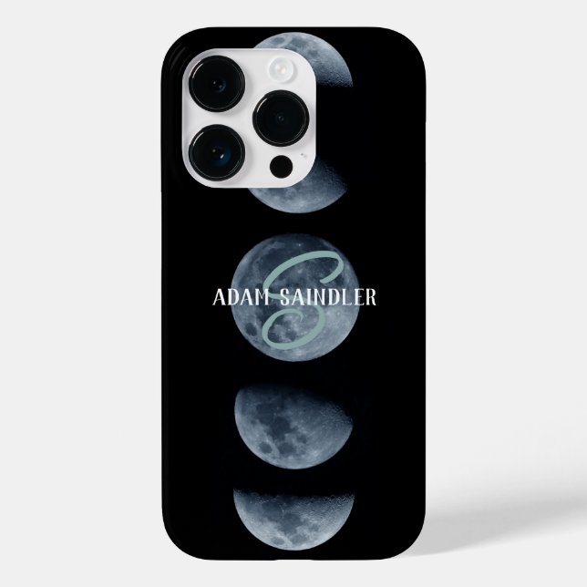 Funda De Case-Mate Para iPhone Frase de la luna Nombre personalizado Estrella del (Reverso )