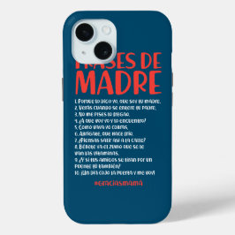 Funda Para iPhone 15 Frases de Madre