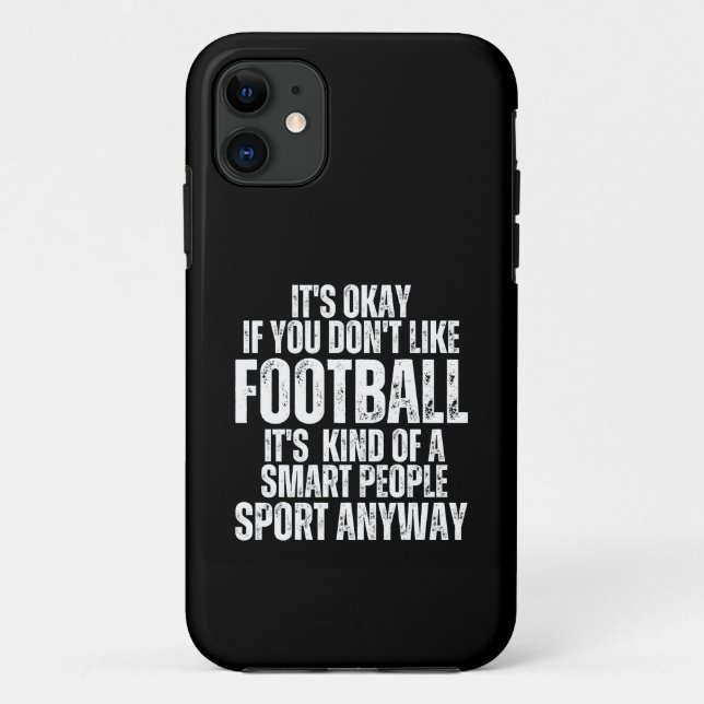 FUNDA DE Case-Mate PARA iPhone FRASES DIVERTIDAS DE FÚTBOL (Reverso)
