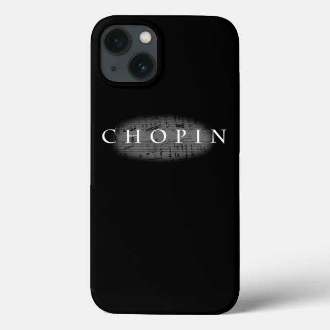 Funda De Case-Mate Para iPhone Frederic Chopin famoso músico pianista virtuoso (Reverso)