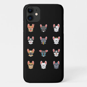 Funda Para iPhone 11 Frenchie Gift Bulldog francés de cara emocional