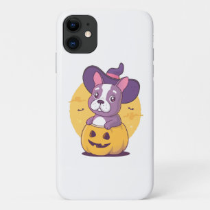 Funda Para iPhone 11 Frenchie Halloween