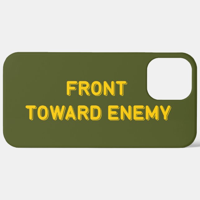 FUNDA DE Case-Mate PARA iPhone FRENTE AL ENEMIGO (Reverso (Horizontal) )
