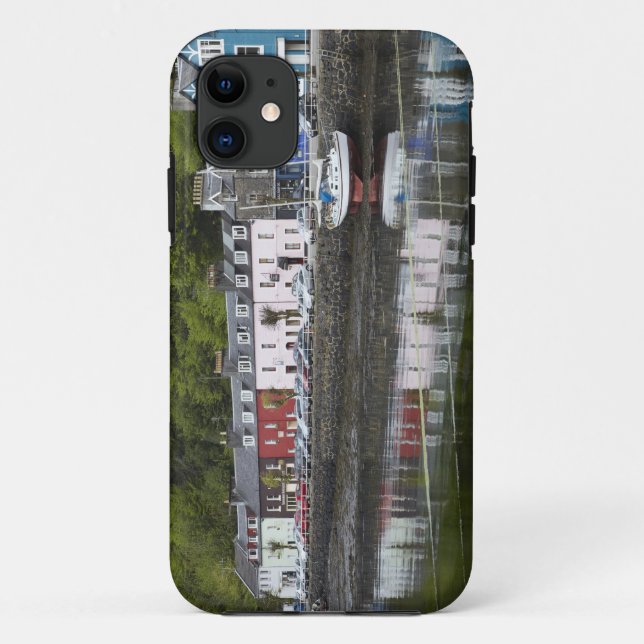 Funda De Case-Mate Para iPhone Frente al mar, Tobermory, Isla de Mull, Escocia, 2 (Reverso)