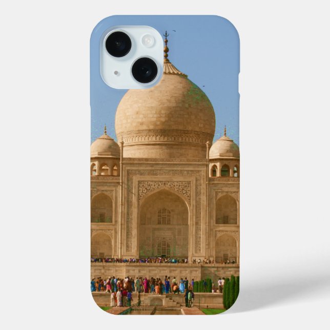 Funda De Case-Mate Para iPhone frente de taj mahal (Reverso )